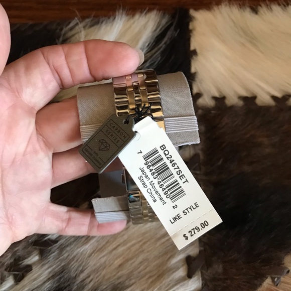 NWT MENS FOSSIL ALL STAINLESS WATCH - Picture 7 of 7